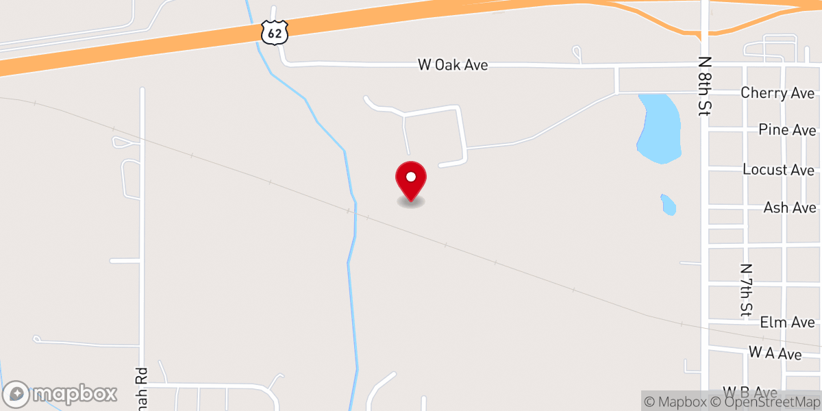 Map showing location of Quanah Parker Star House