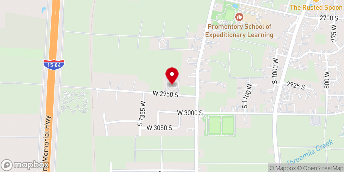 Map showing location of Three Mile Creek Building