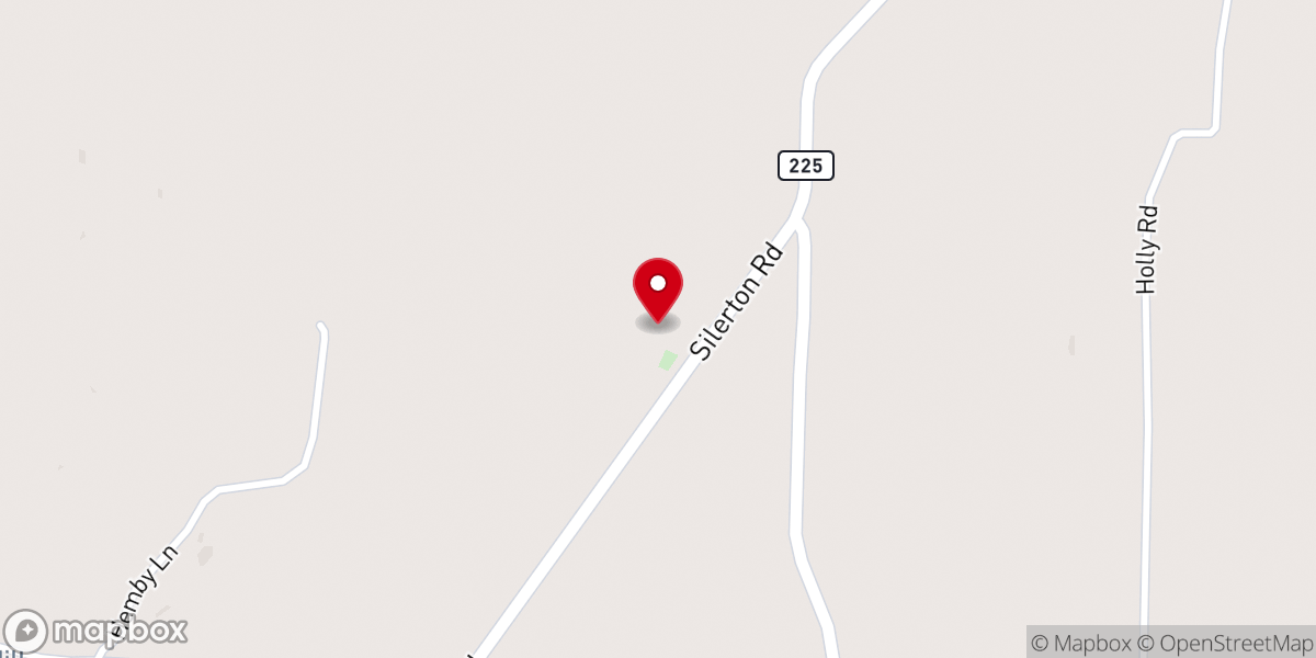 Map showing location of New Home Church