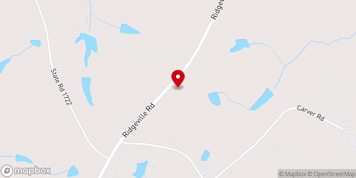 Map showing location of Lea Bethel Baptist Church