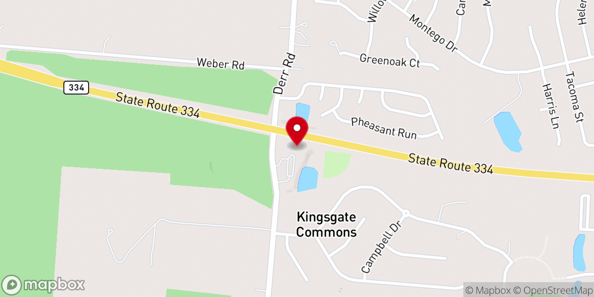 Map showing location of Berea Bible Church