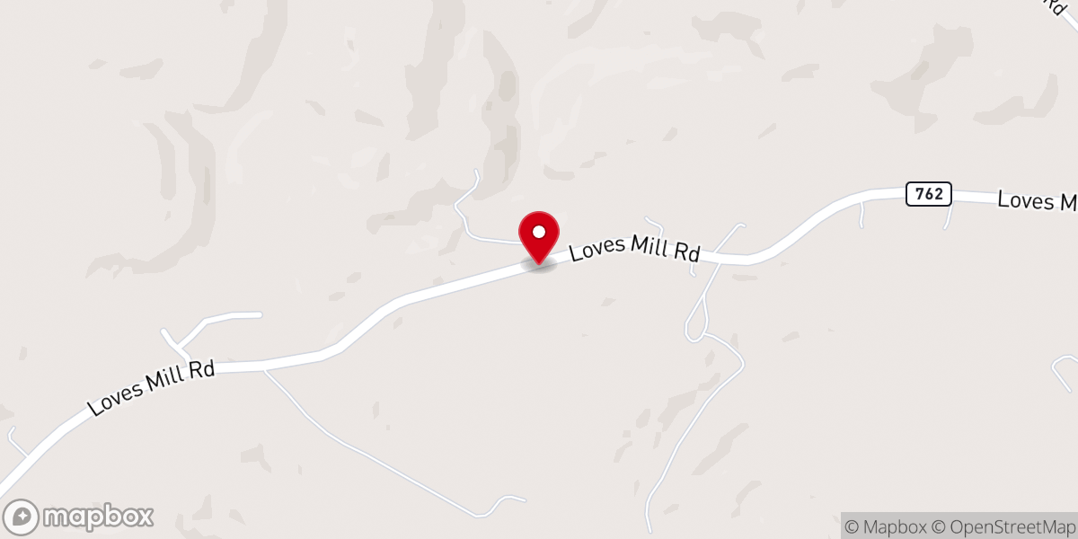 Map showing location of Mount Olivet Church