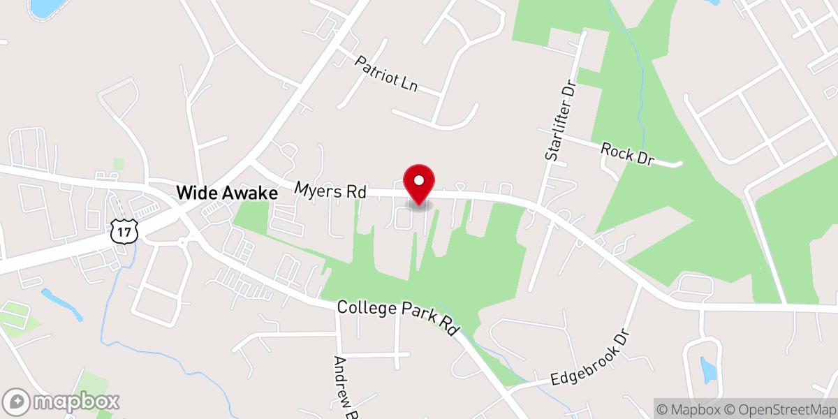 Map showing location of Fresh Anointing Ministries Worship Center