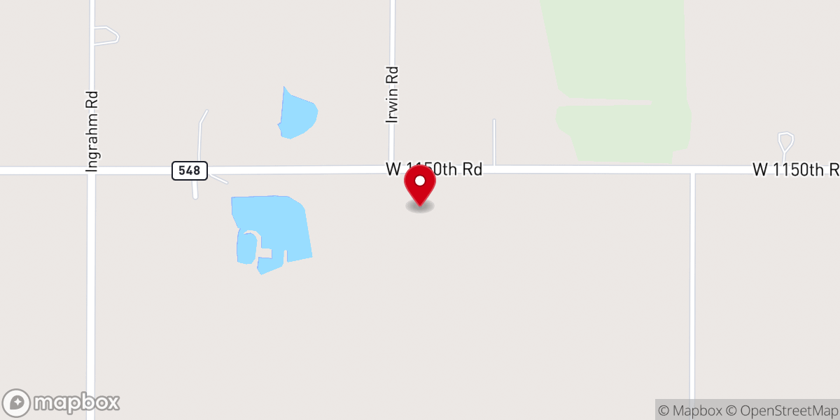 Map showing location of Wesley Chapel
