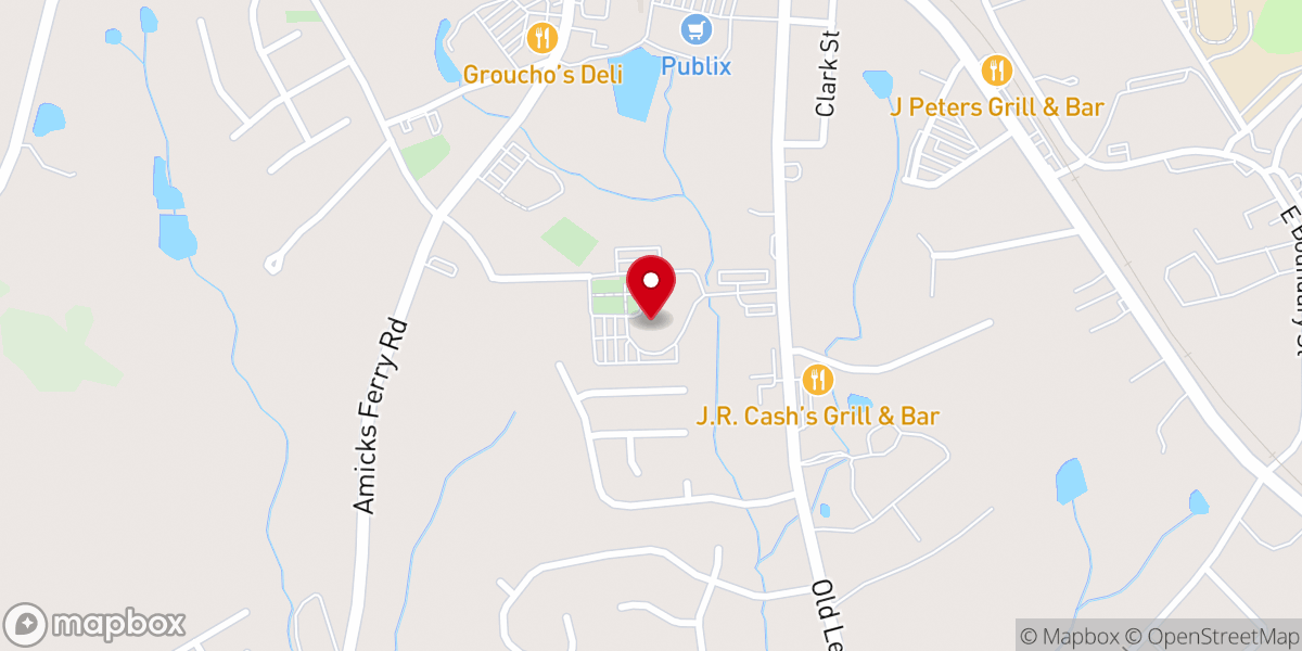 Map showing location of Countsville Church