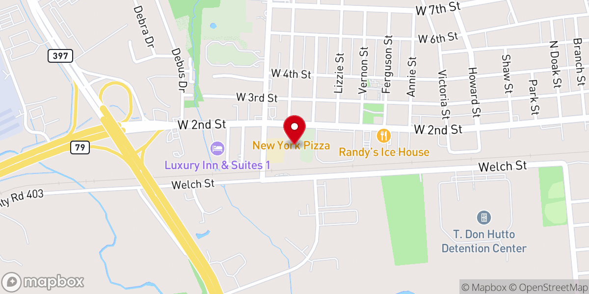 Map showing location of First Mexican Baptist Church
