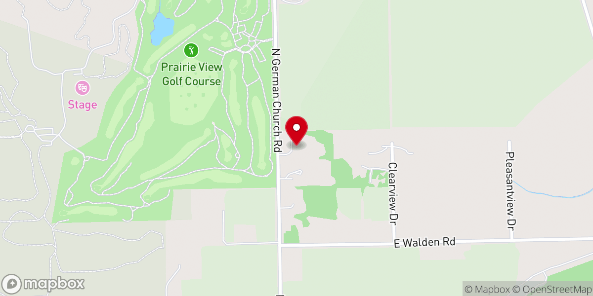 Map showing location of Beacon Hill AG