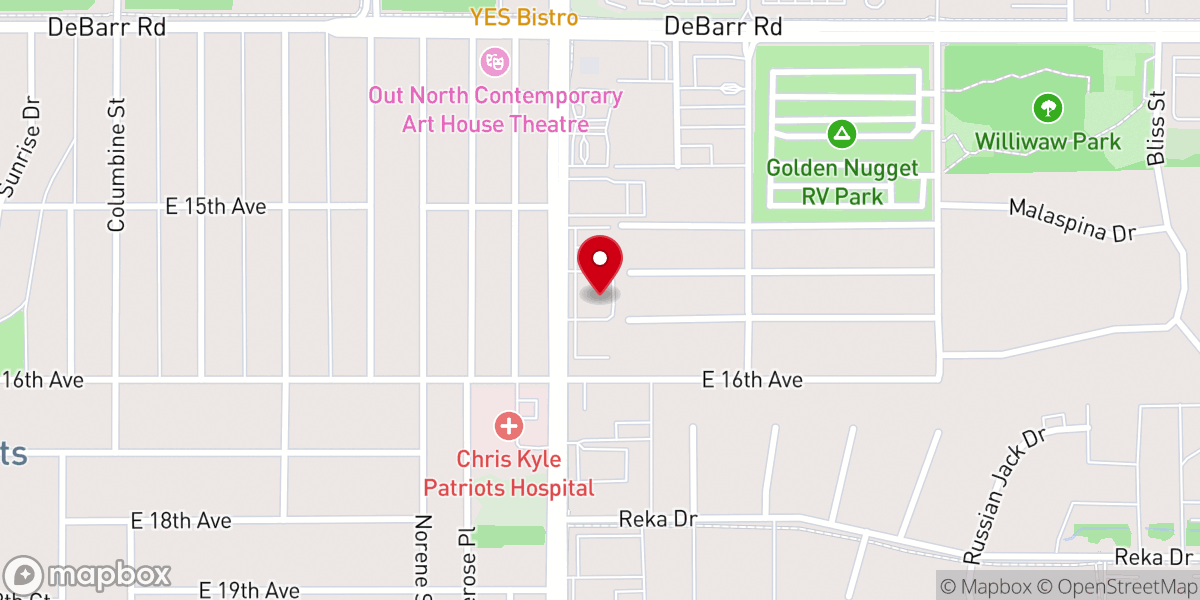 Map showing location of God's Church