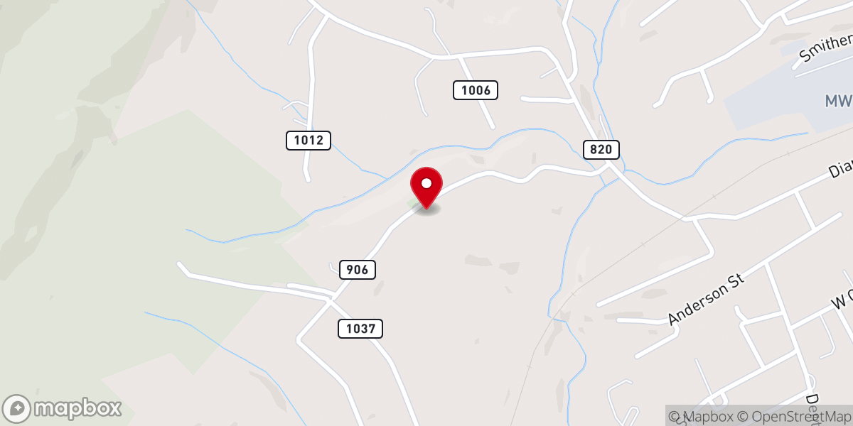 Map showing location of Macedonia Missionary Baptist