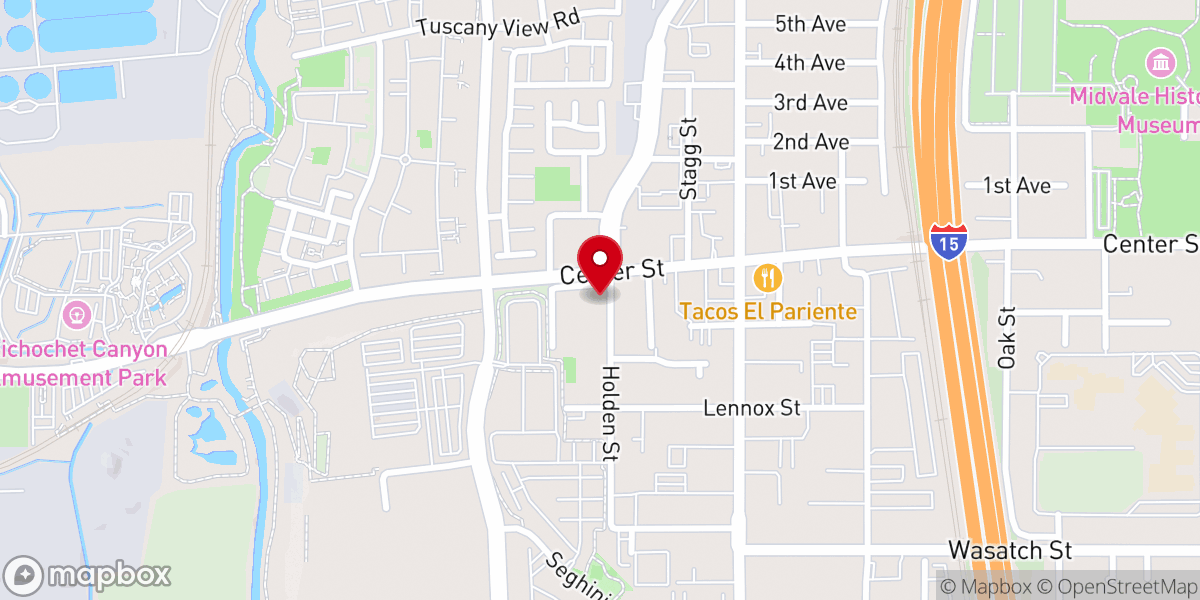 Map showing location of Iglesia Alcance Victoria