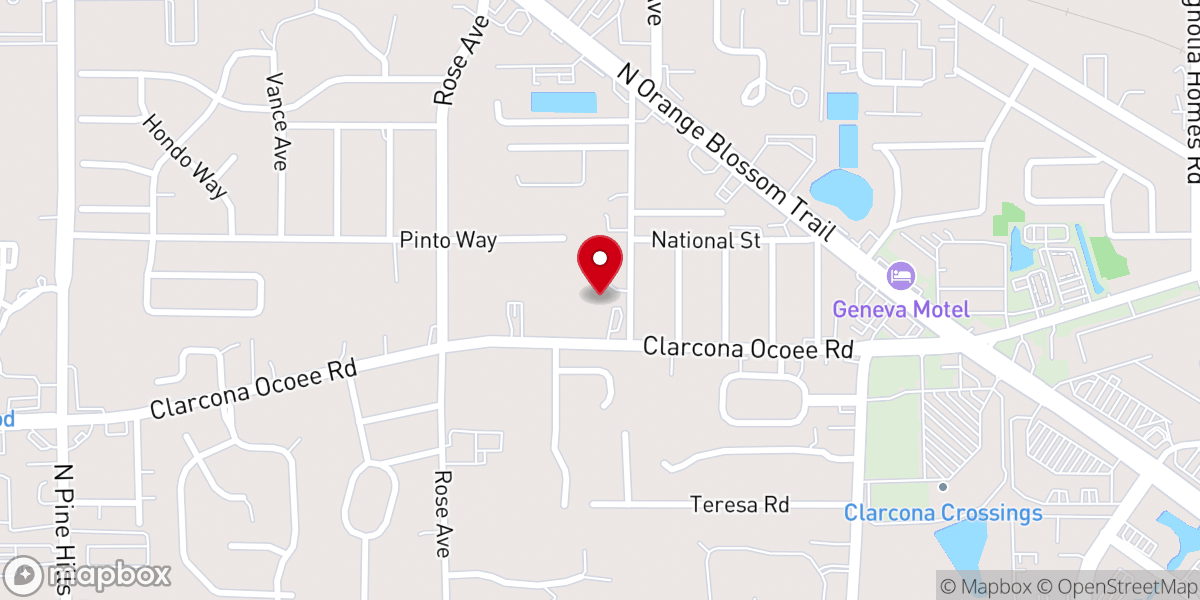 Map showing location of Unity Orlando
