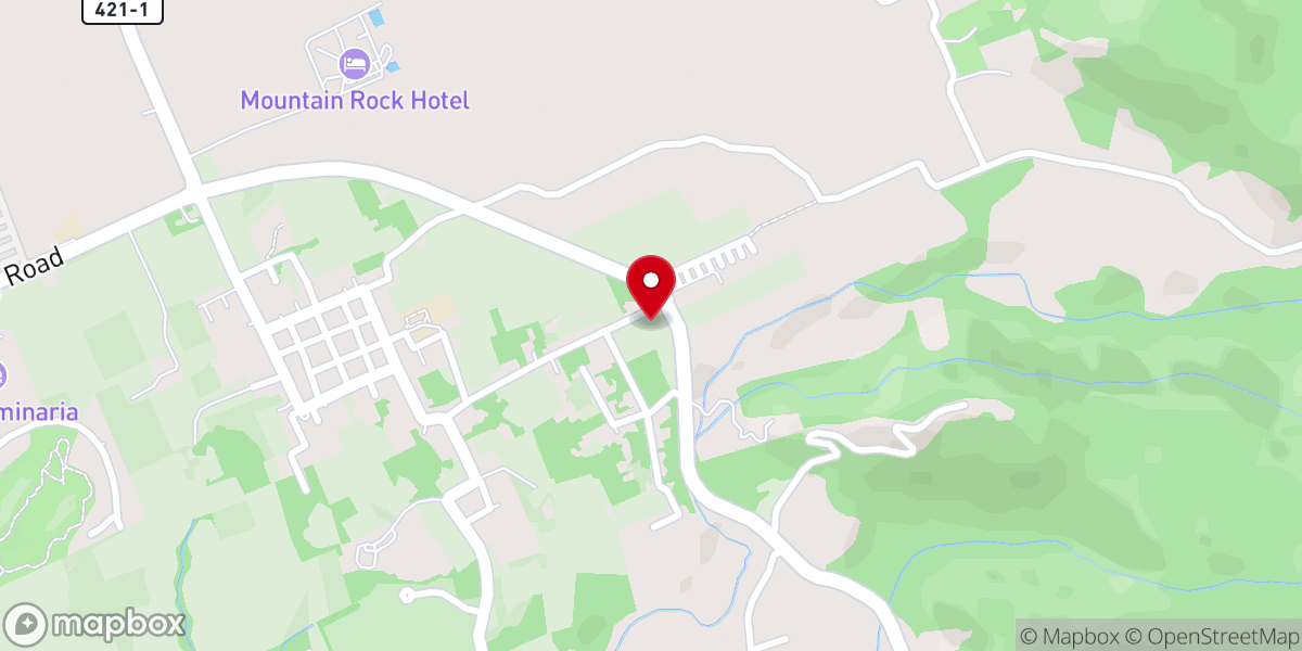 Map showing location of Gospel Baptist Church