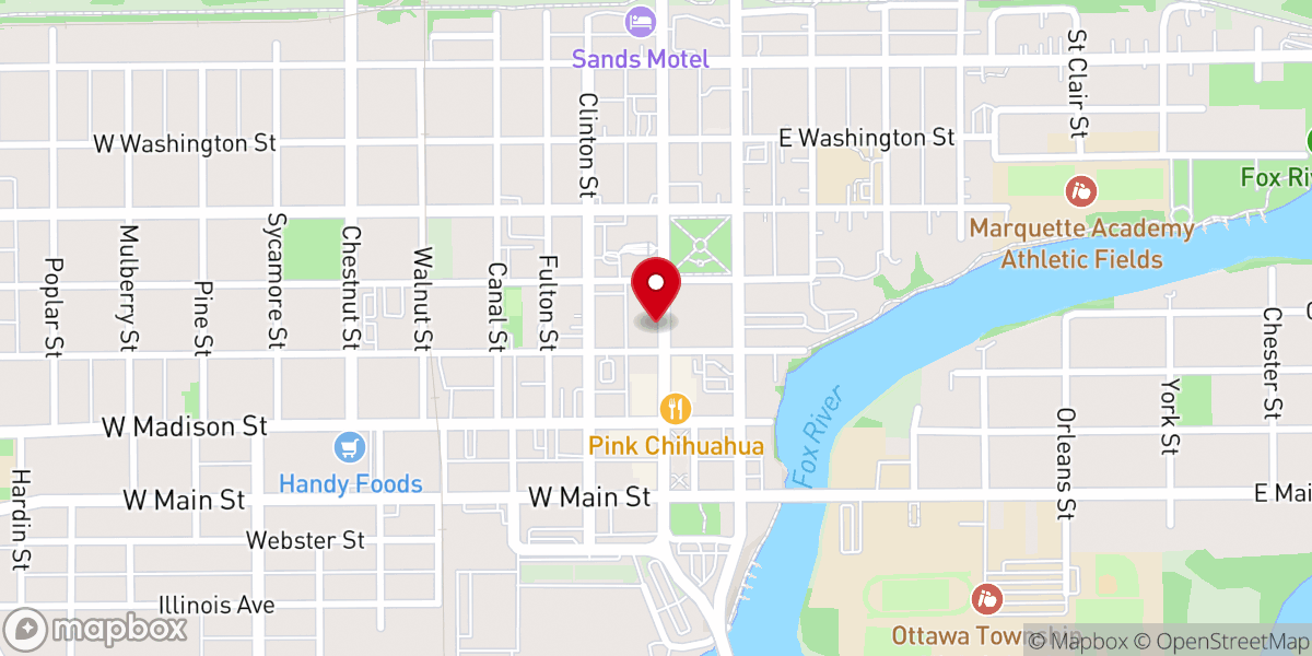 Map showing location of Jeremiah Joe Coffee - Downtown Ottawa