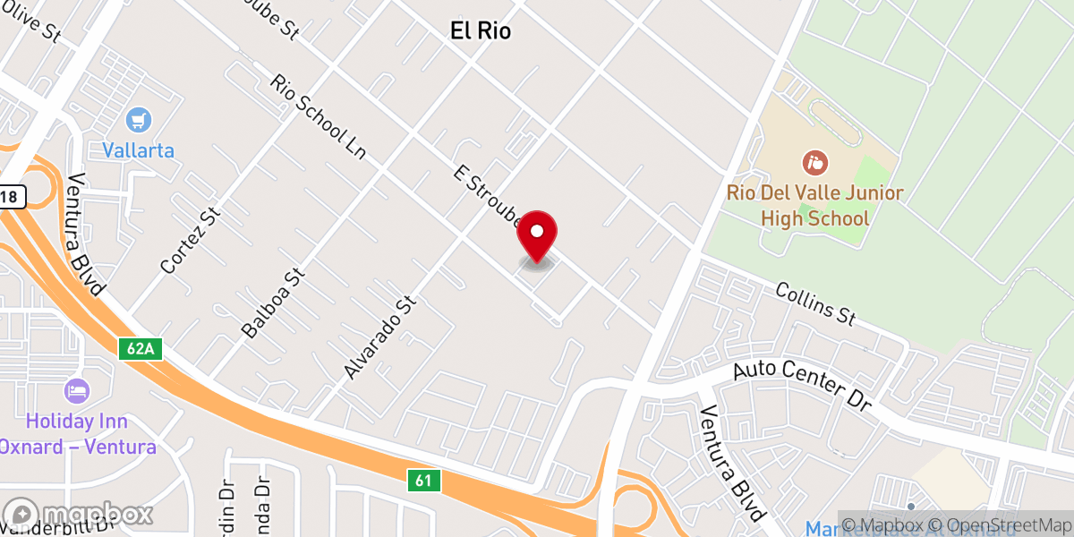 Map showing location of Bethany Chapel - Assembly of God