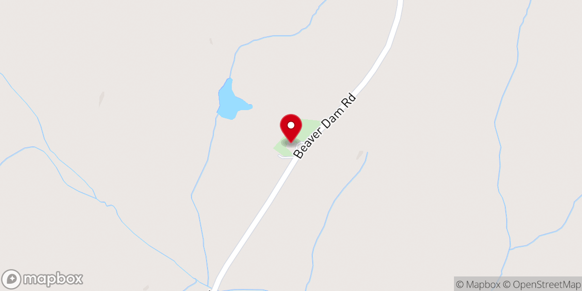 Map showing location of White Rock Church
