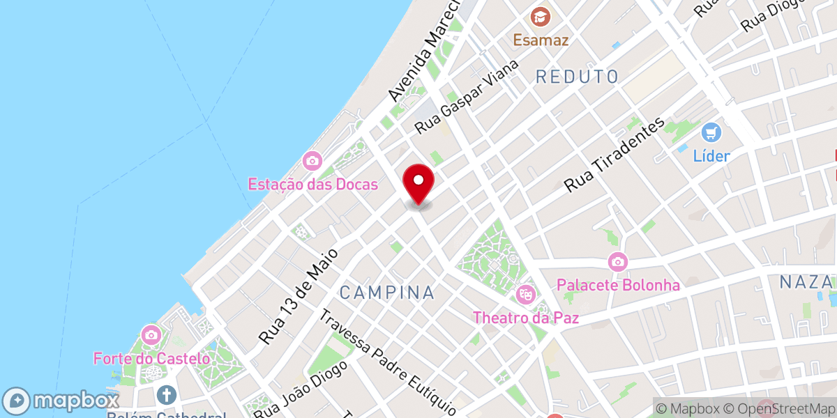 Map showing location of Igreja Universal - Presidente Vargas