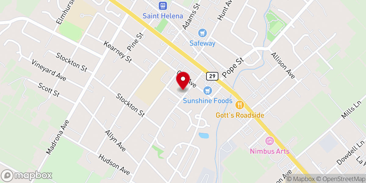 Map showing location of Grace Episcopal Church