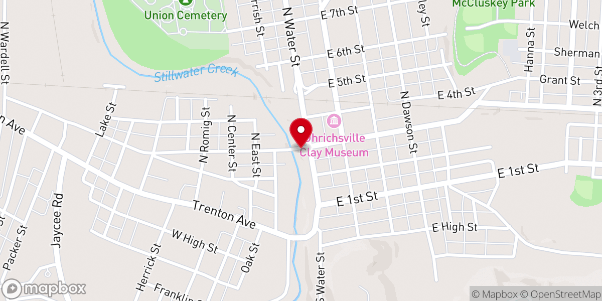Map showing location of Painted Life Ministry
