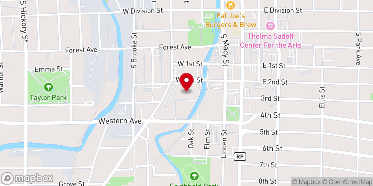 Map showing location of Fond du Lac Family YMCA