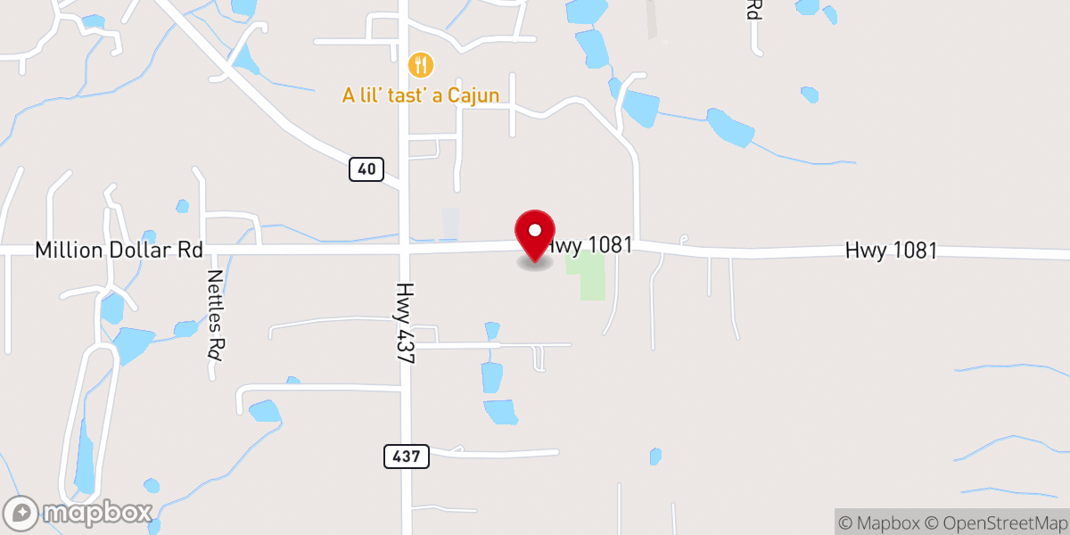 Map showing location of New Life Community Church
