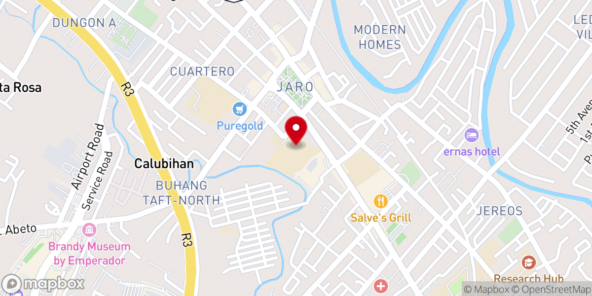 Map showing location of Saint Vincent Ferrer Seminary
