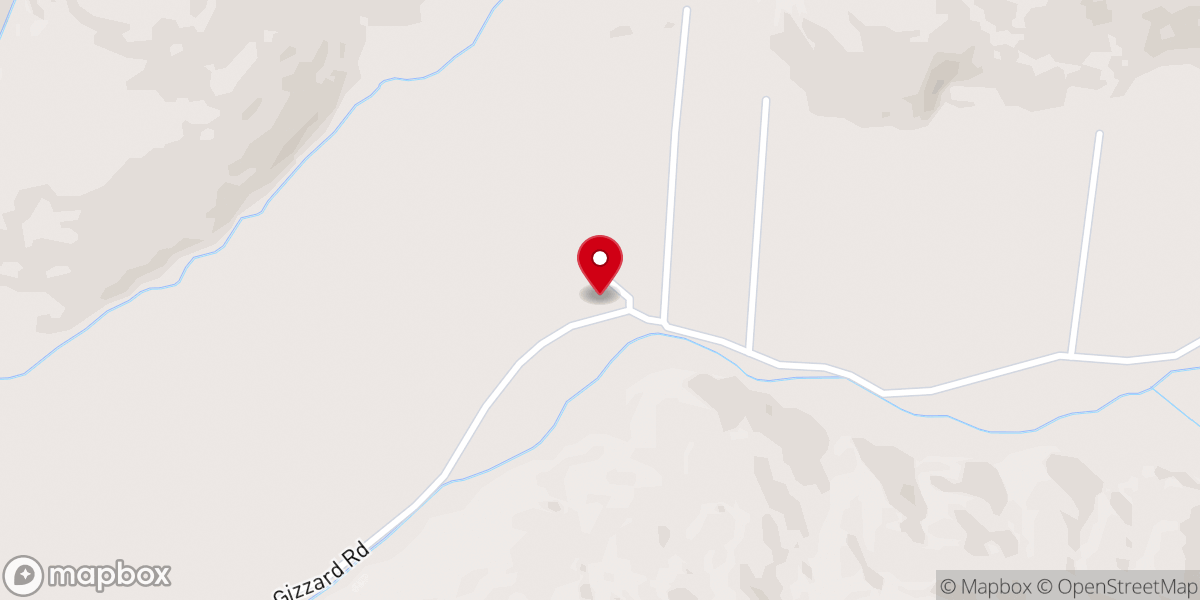 Map showing location of Pineset Baptist Church