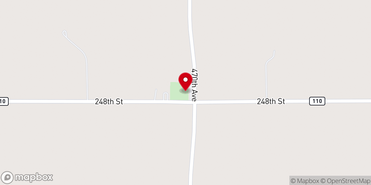 Map showing location of Willow Creek Lutheran Church