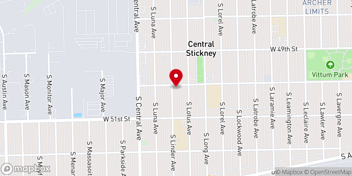 Map showing location of Apostolic Lighthouse Church