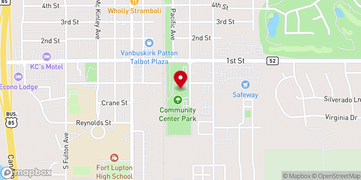 Map showing location of Destination Ministries