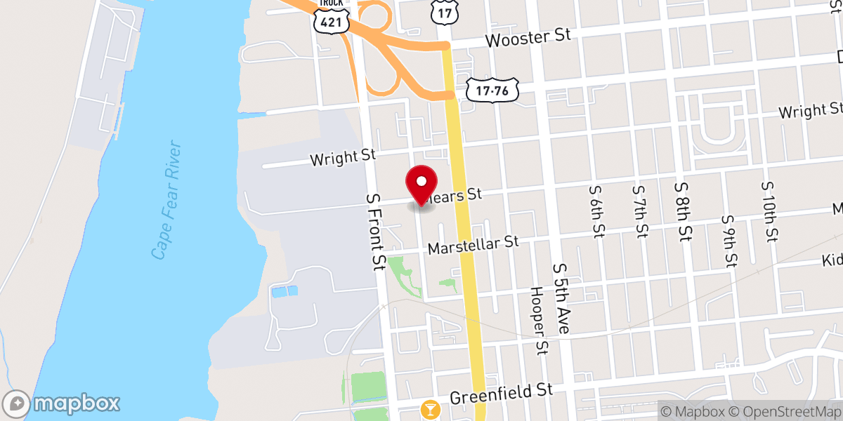 Map showing location of Kellys Chapel African Methodist Episcopal Church