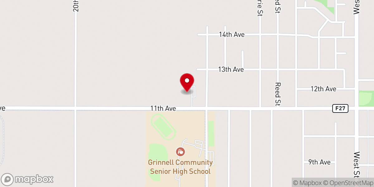 Map showing location of Immanuel Lutheran Church