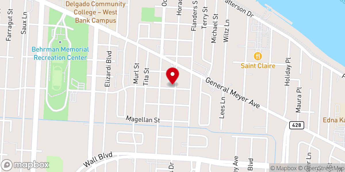 Map showing location of Greater St Mary Baptist Church