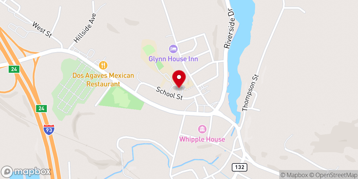 Map showing location of Tri-County Community Action Program