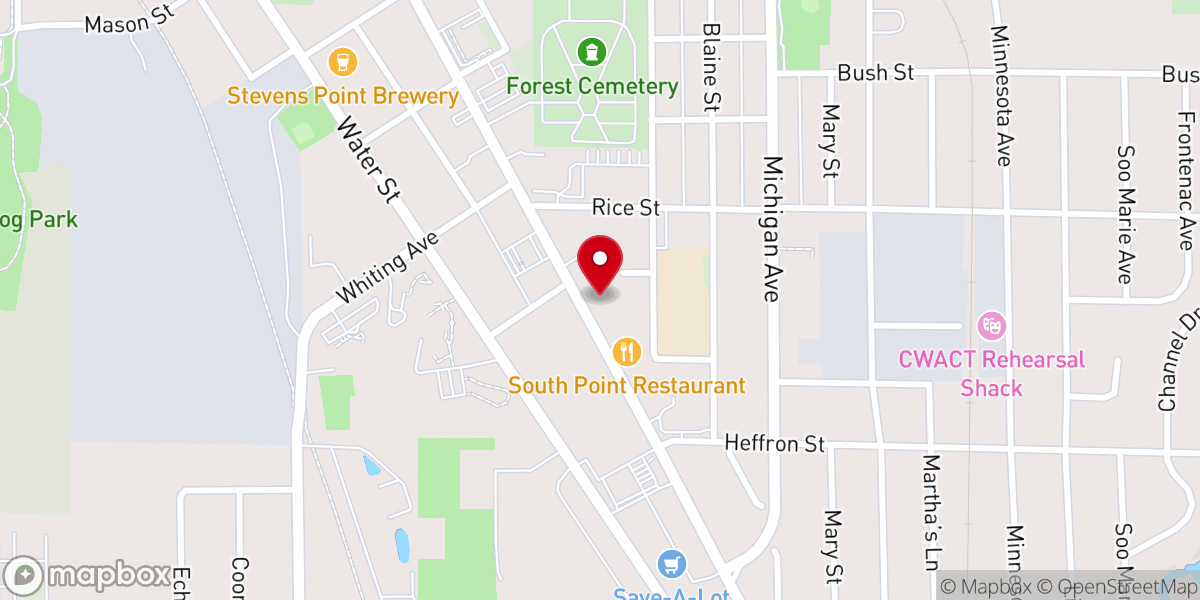 Map showing location of City Point Church