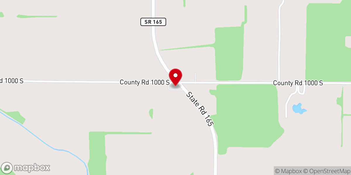 Map showing location of Old Union Christian Parsonage