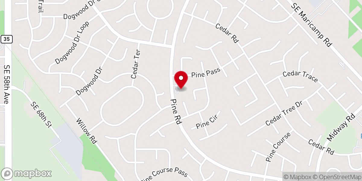 Map showing location of Hope Springs Seventh-day Adventist Church of Ocala