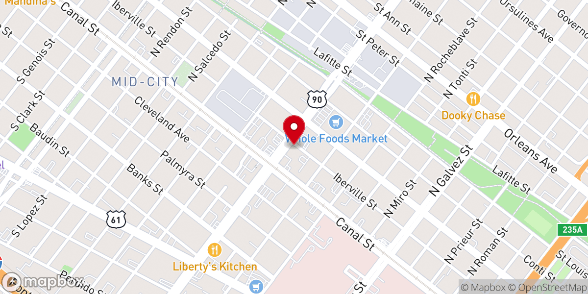 Map showing location of Universal Life Ministries