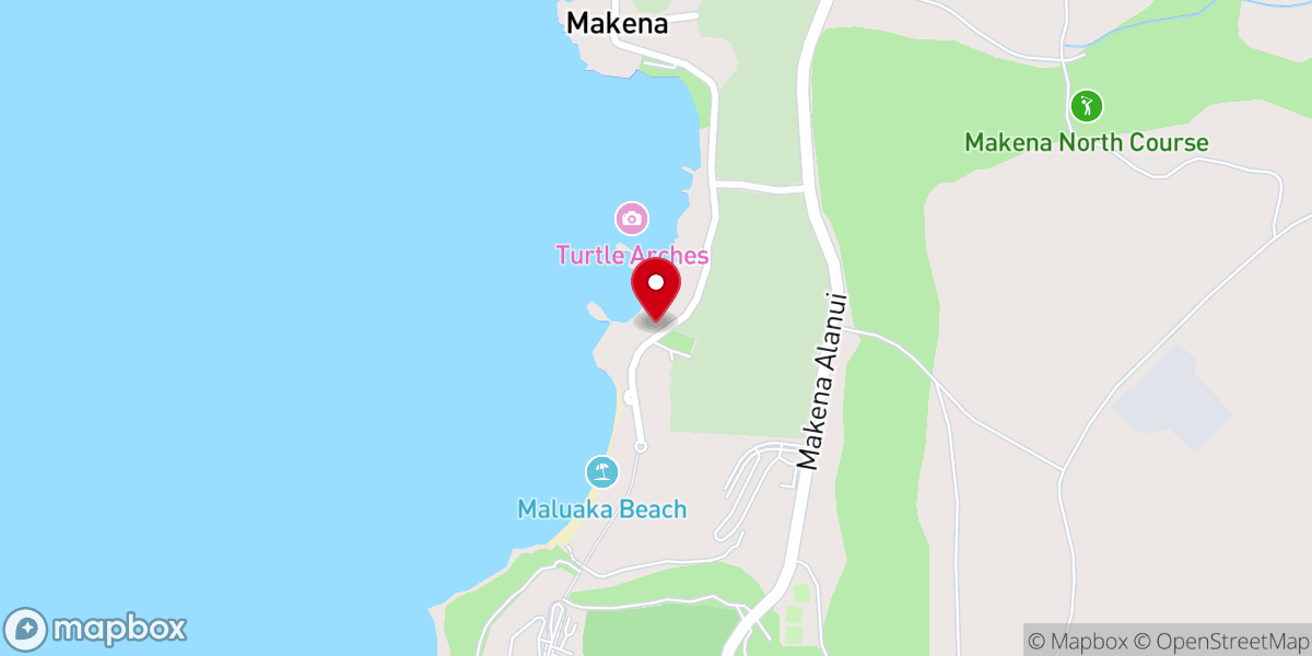 Map showing location of Hoku Lani Church