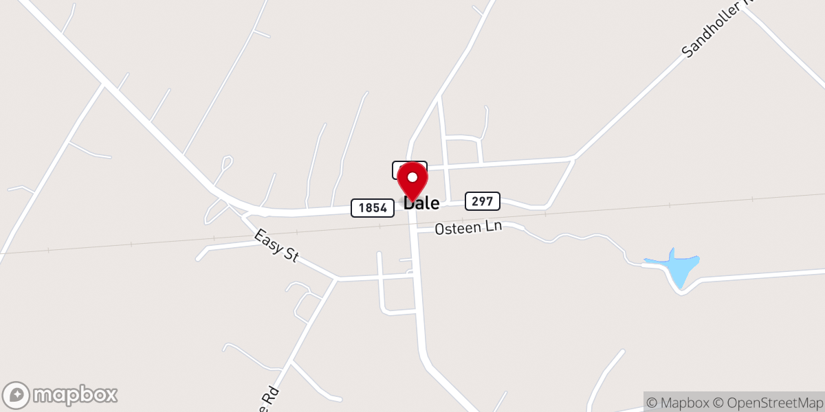 Map showing location of House of Refuge Dale Inc