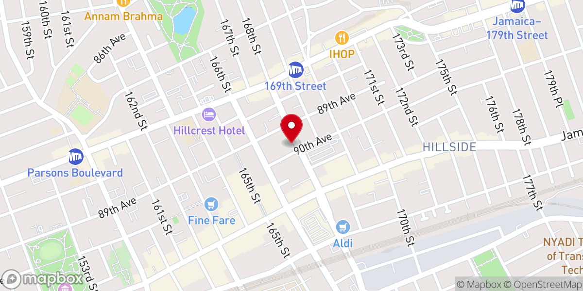 Map showing location of St Stephens Episcopal Church