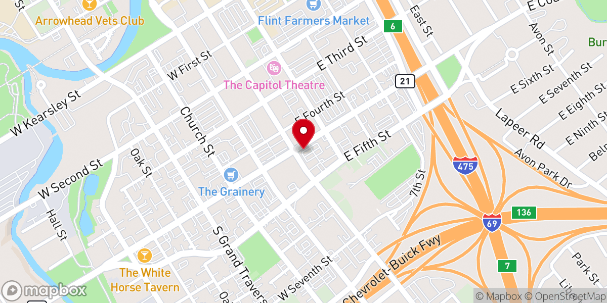 Map showing location of Divine Truth Ministries