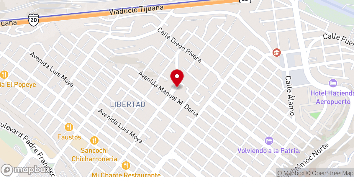Map showing location of Iglesía Cristiana Roca Firme