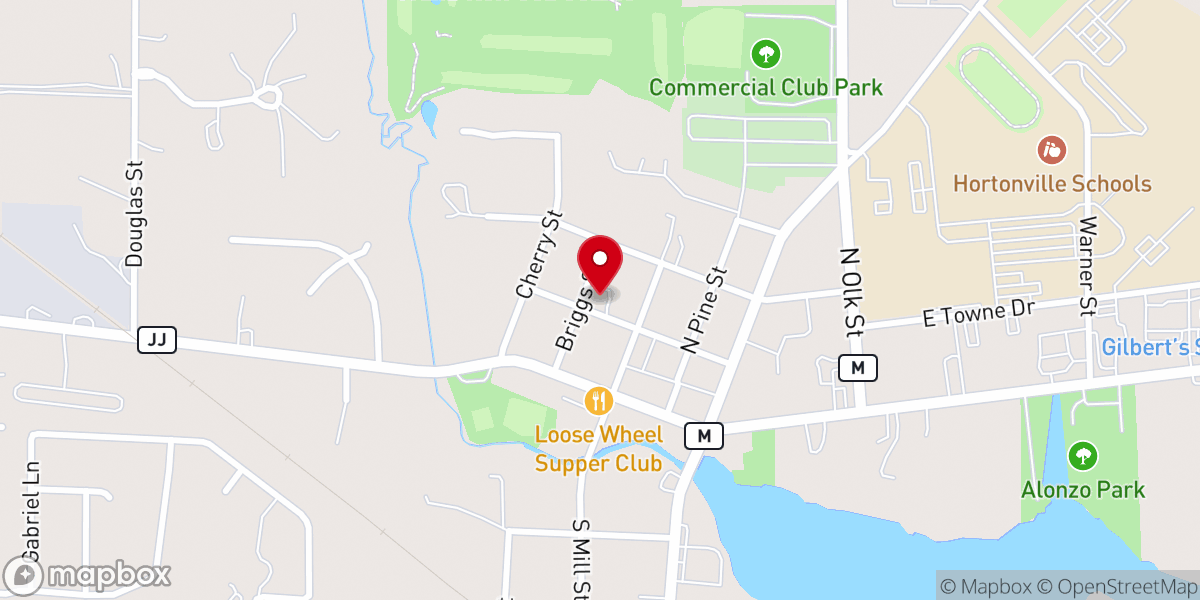 Map showing location of Community Baptist Church