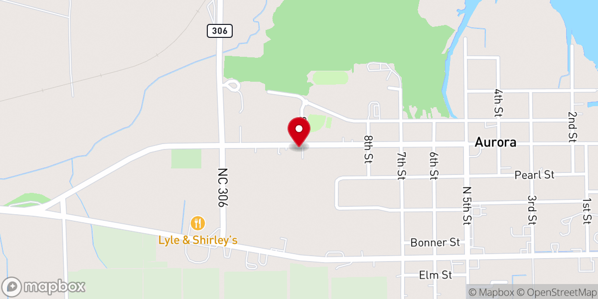 Map showing location of Saint John Missionary Baptist Church - Food Distribution Center