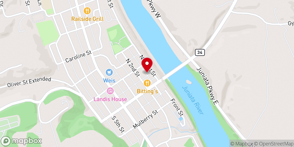 Map showing location of Bread of Life Outreach