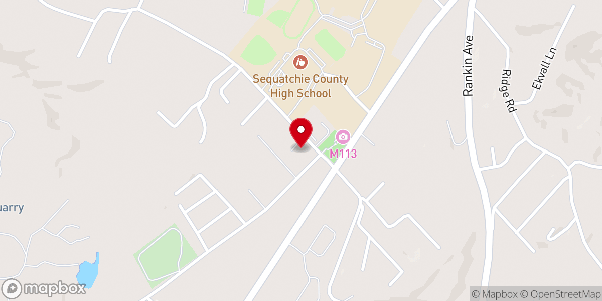 Map showing location of Highway 28 Church of God