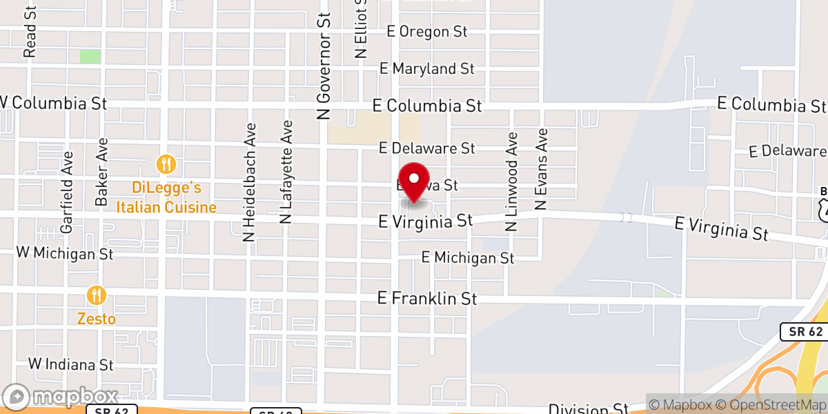 Map showing location of All Saints Parish St Joseph Church Campus