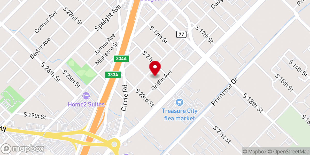 Map showing location of Kendall Church