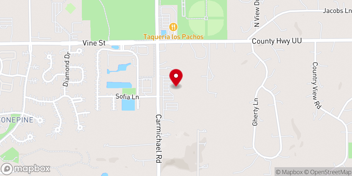 Map showing location of Faith Community Church