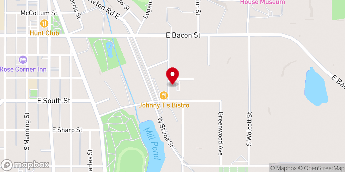 Map showing location of Trinity Lutheran Church - Home of King's Kupboard Food Pantry
